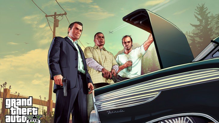 GTA 5 reloaded advanced graphics with franklin, trevor, and michael